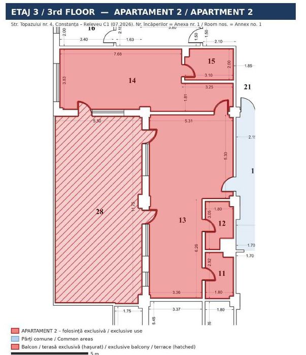 VERDIGAL INVESTMENT Inchiriaza APARTAMENT 1 Dormitor Living si Bucatarie + Terasa in cladire NOU construita