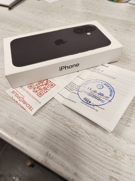 Айфон 16 128 ГБ.чисто нов с гаранция