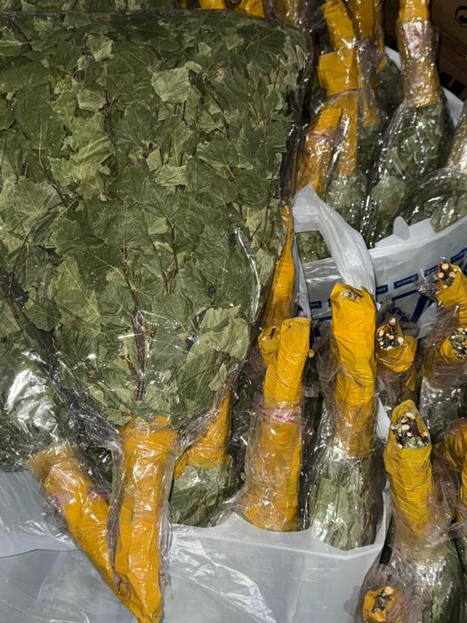 Банный веник в индивидуальной упаковке