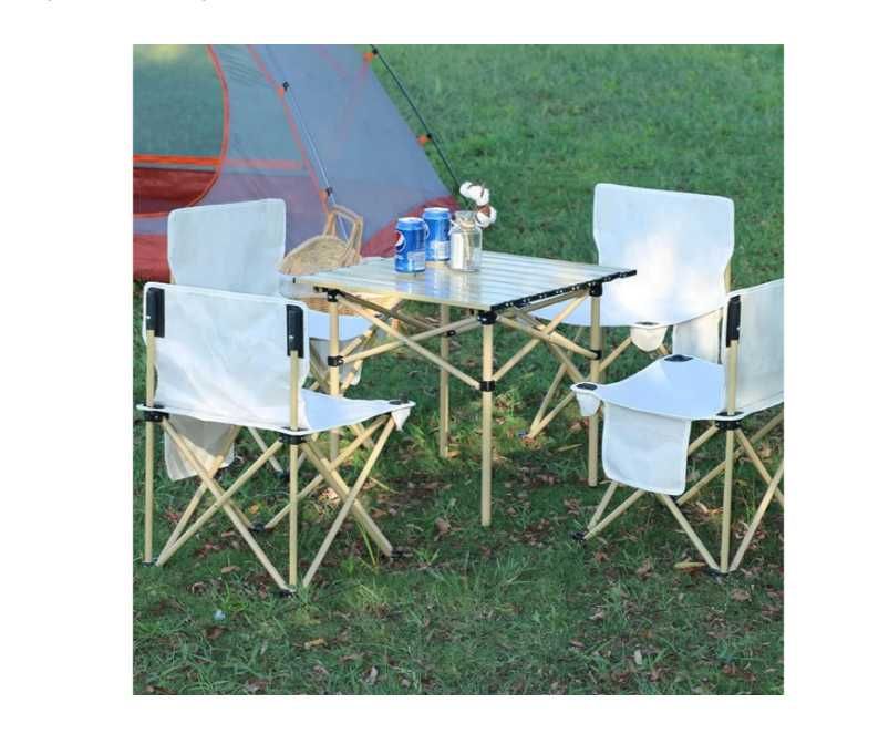 Стол-1 стулья-4 для пикника набор из пяти предметов в чехле Есть досто