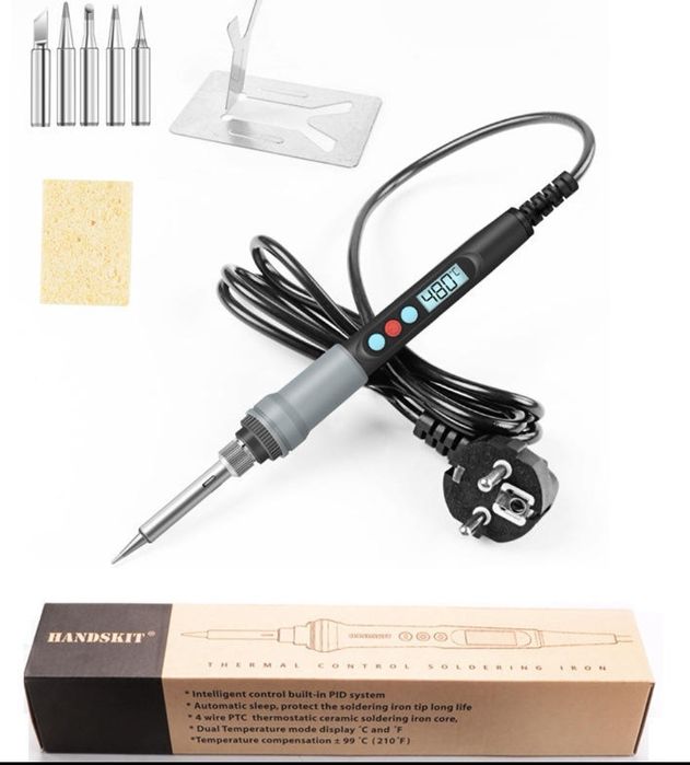 поялник 90W с електронно регулиране на температурата от 180 - 500 гра