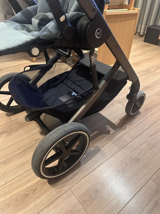 Cybex balios s lux + Cybex cloud q + адаптери + cybex зимен чувал