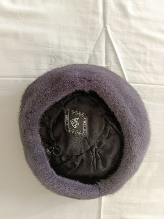 Берет норковый женский