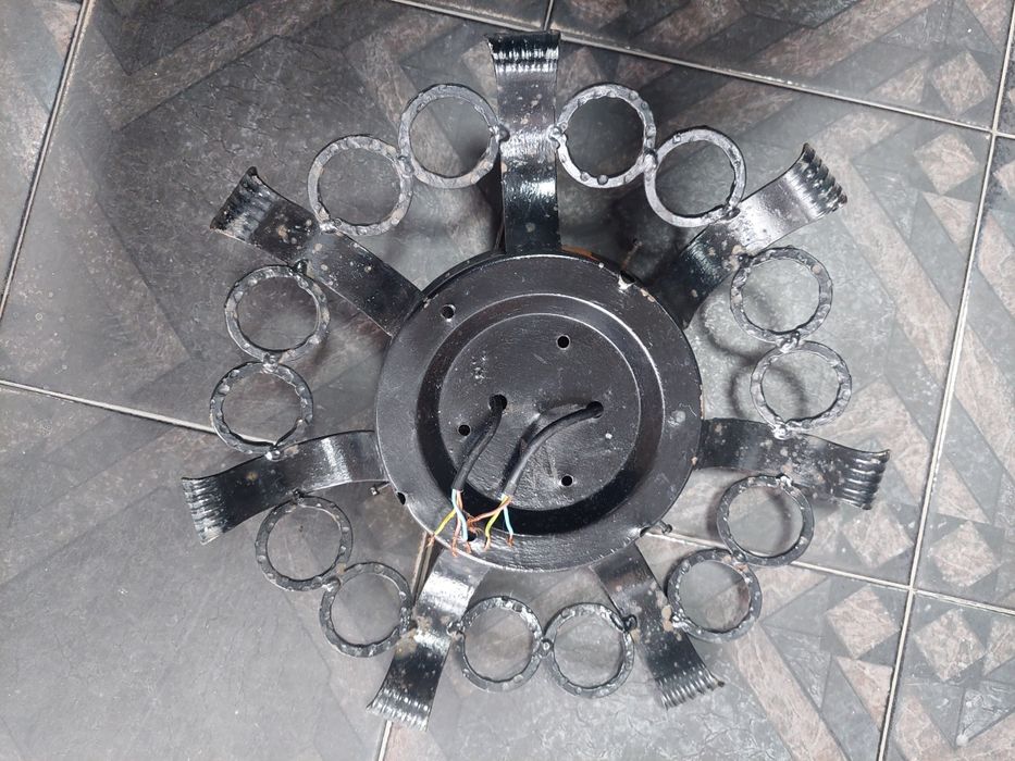 Плафониера от ковано желязо-ф 40см