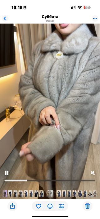 Норковая шуба  класика Греуия