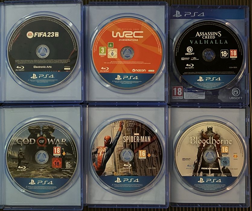 Игри за PlayStation 4/5 : WRC, FIFA23, Bloodborne, God of War, Spider-Man, Assassin’s Creed: Valhalla
