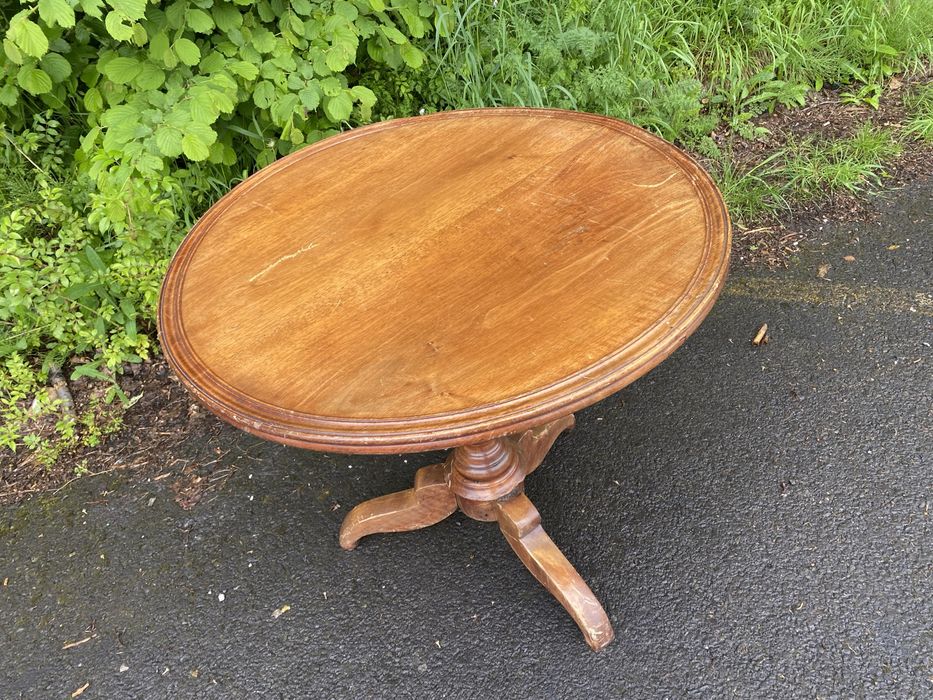 Стара френска трапезна маса със сгъваем плот