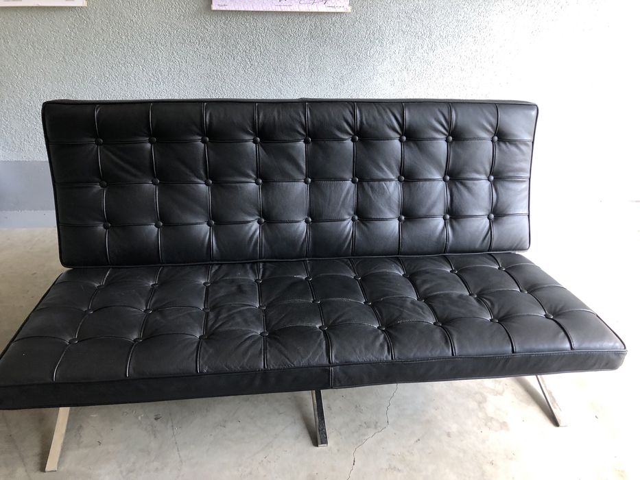Set BARCELONA,piele+chrome,design  KNOLL :