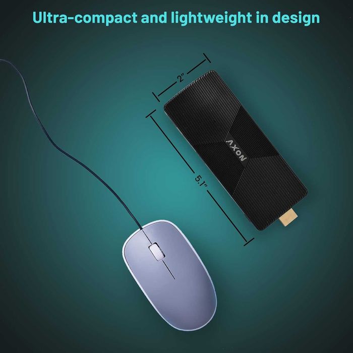 Ультракомпактный Мини Пк Mini PC Axon mini stick PC intel J4125 4/64Gb