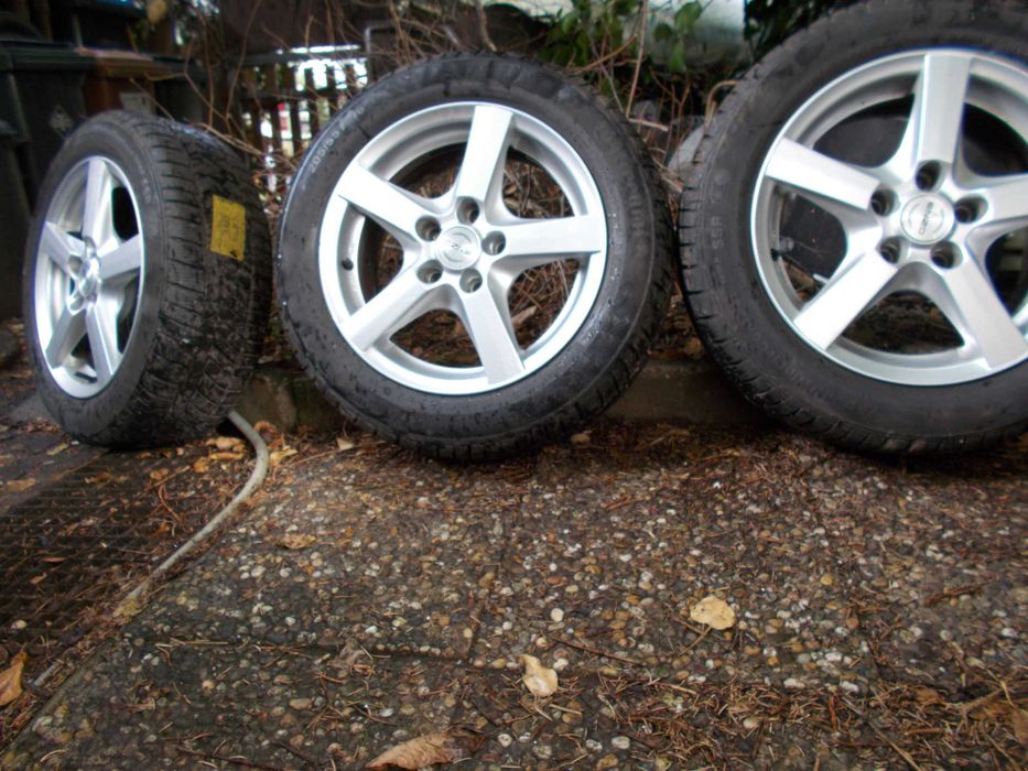 Set BMW aliaj ENZO, cu Conti Winter 205/55R16 iarna, 5x120 BMW etc