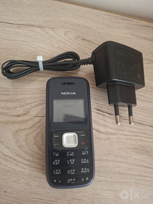 Nokia 1209 Original , Zaryadchik bilan birga
