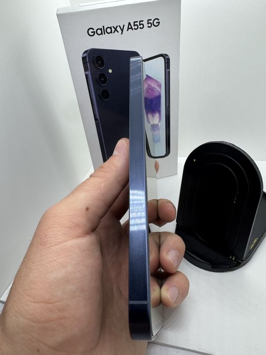 Samsung Galaxy A55 5G 256GB ca NOU Full Box + Huse + Folii