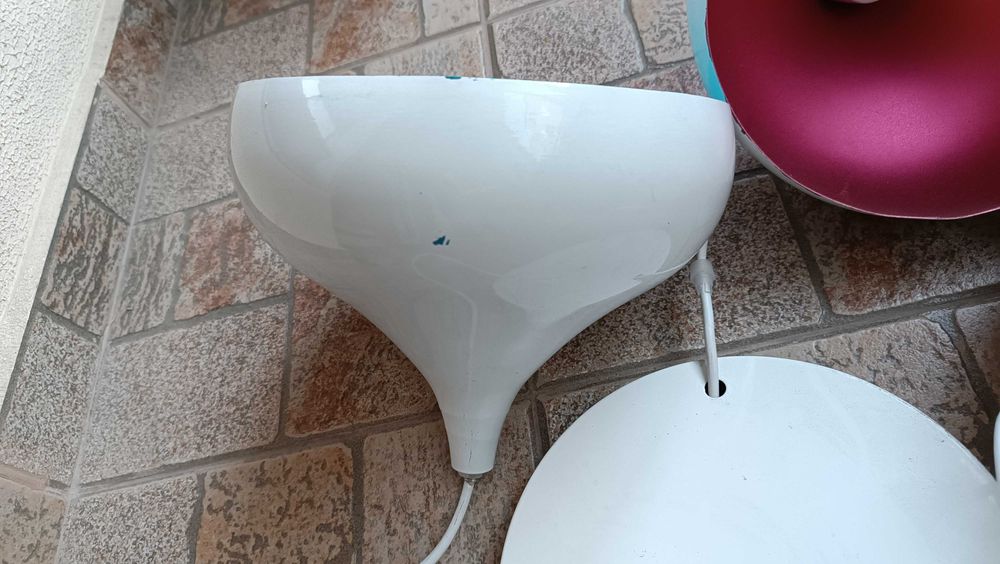 Алуминиев лампион пендел лампа абажур осветително тяло тройка