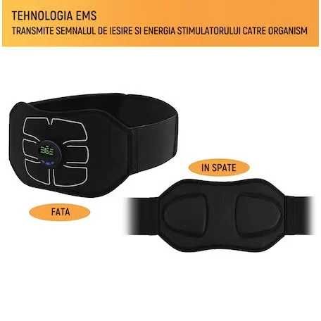 Centura de Electrostimulare EMS, YHJ, pentru slabit si tonifiere