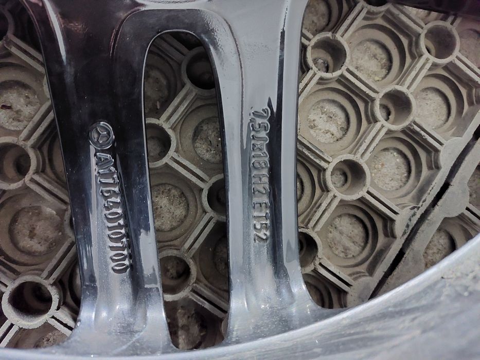 o janta set jante 18 mercedes a w176 b w246 cla w117 amg 7,5j et52