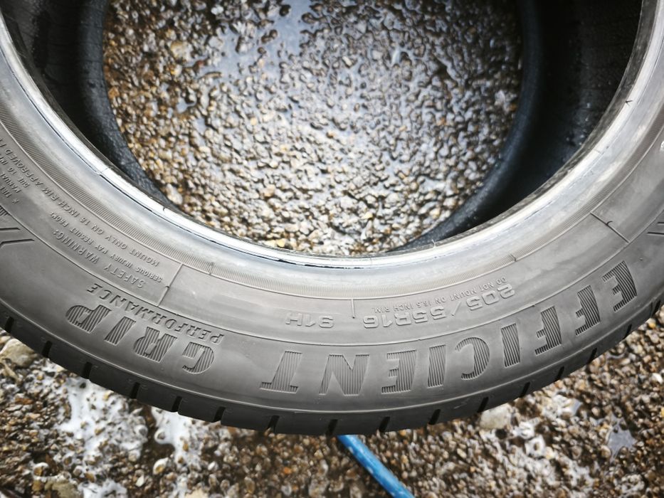 205/55/16" 2бр Good year eficient grip,dot0518,7mm