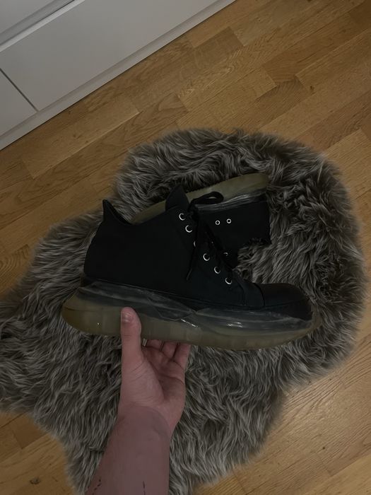 Rick Owens Abstract Low Clear Sole
