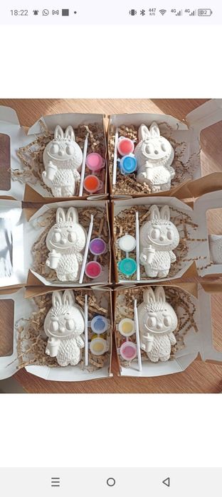 Фигурки из гипса, ручная работа