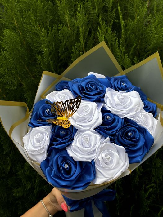 Букет от вечни рози