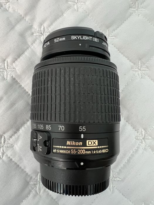 Nikon D7500 + 3 обектива ,3 батерии ,3 филтъра ,2 зарядни