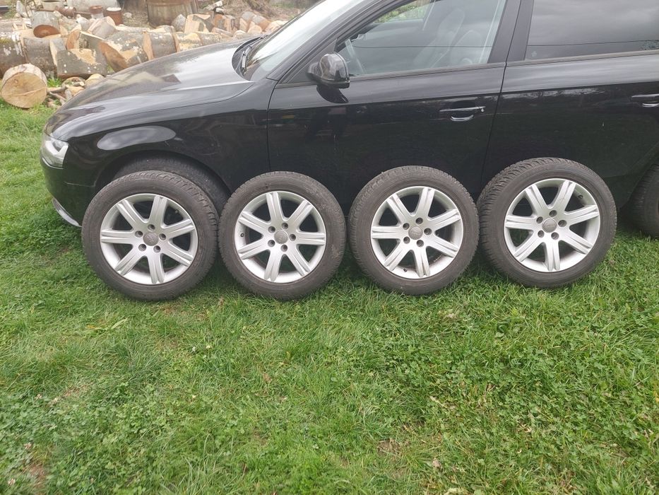 Jante aliaj Audi cu anvelope de iarnă