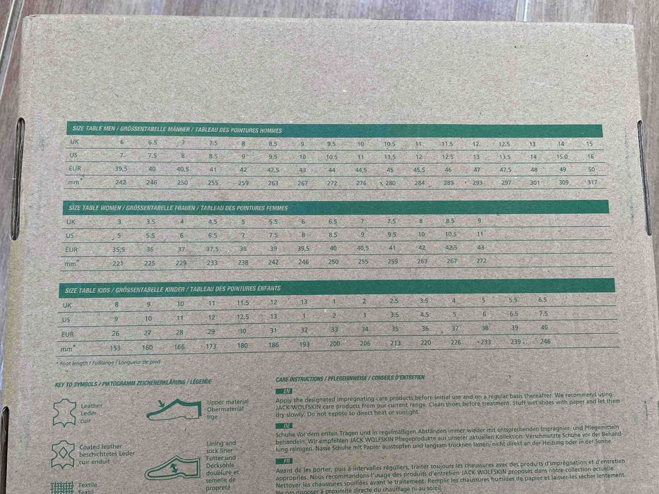 Детски обувки Jack Wolfskin EUR 30