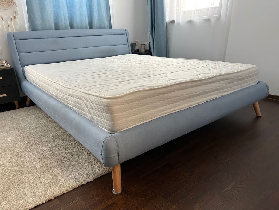 Pat dormitor tapitat 160x200