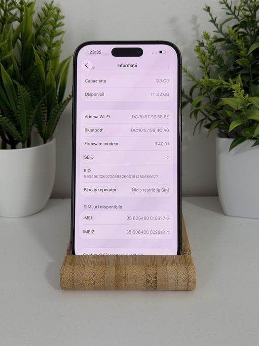Iphone 15 pro 87% stare buna fullbox