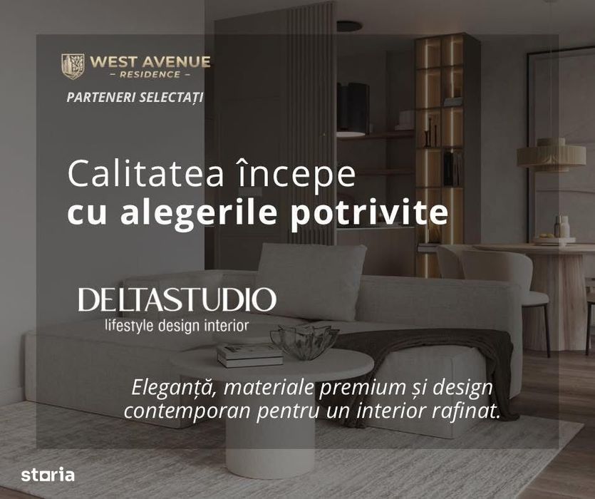 Studio | Parc 6.000 mp | AC inclus | Aproape de West Gate