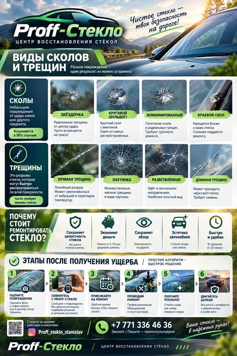 Ремонт сколов и трещин.