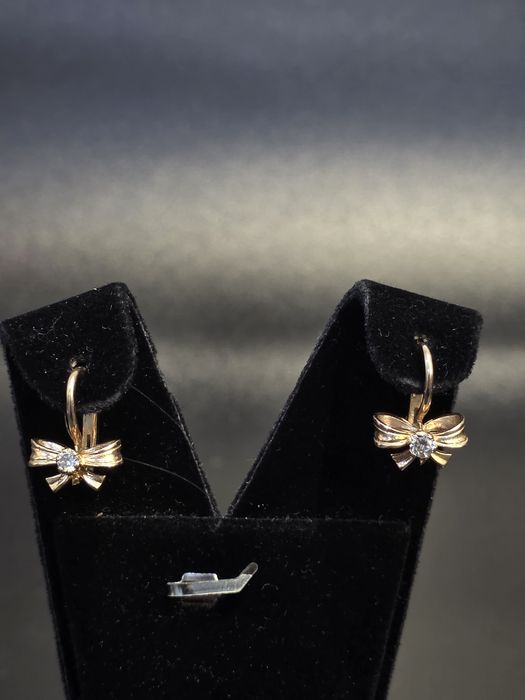 Золото 585  Серьги