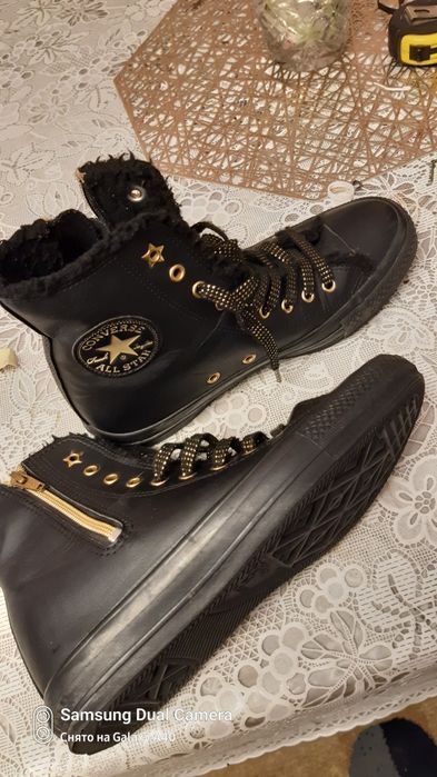 Converce (оригинал) 23.5 см в хорошем состоянии, утепленные