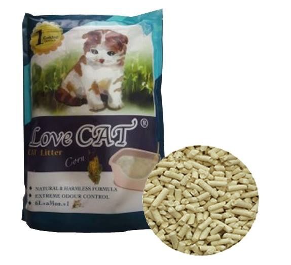 Промо Цена! LOVE CAT LITTER ТОФУ Еко Постелка за Котешка Тоалетна