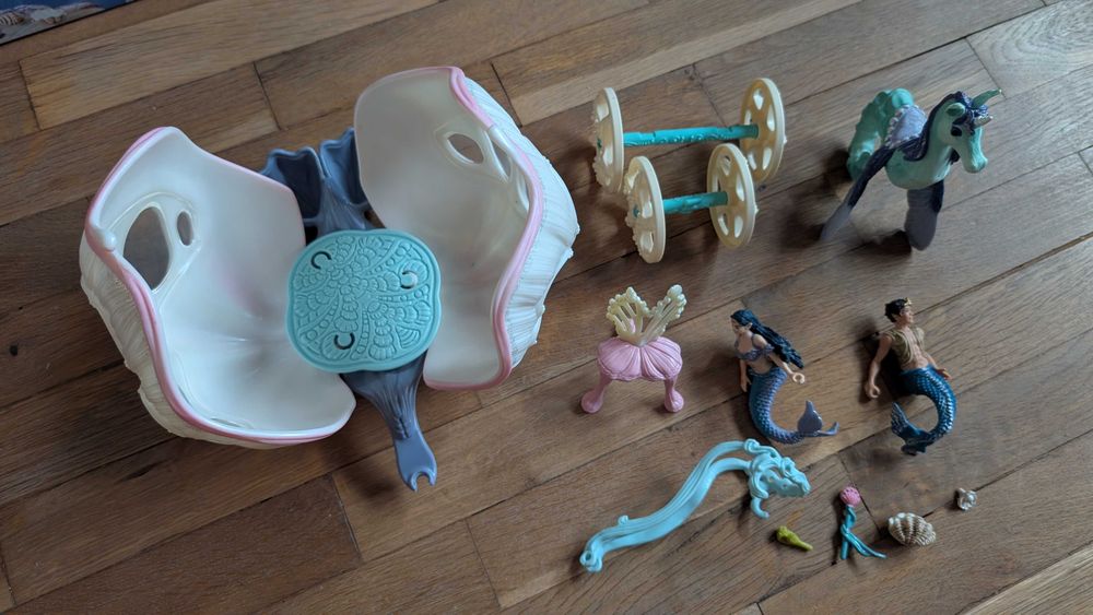 Мидена каляска с русалки от Schleich Bayala