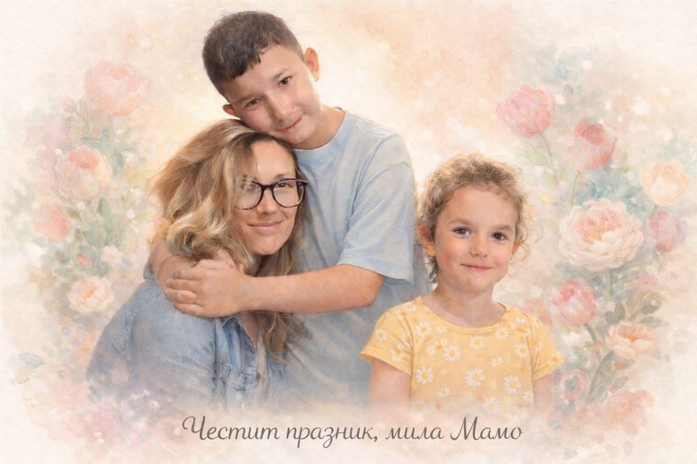 Персонализирани колажи и карикатури за 1-ви, 3-ти март, Тодоровден