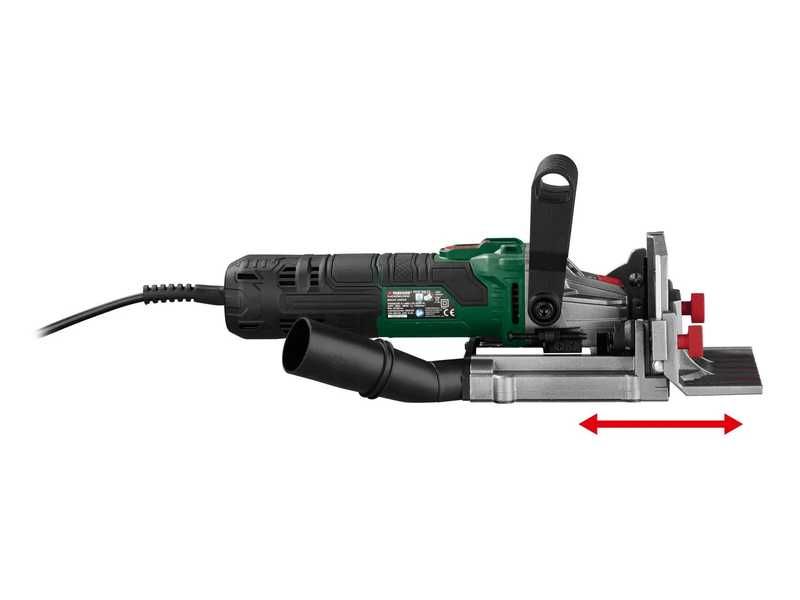 НОВИ! Фреза за плоски дибли Parkside 900W адаптер за прахоулавяне