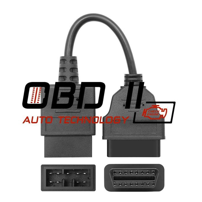 Кабел / Преходник / Адаптер за Subaru 9 Пин Pin Субару Delphi Autocom