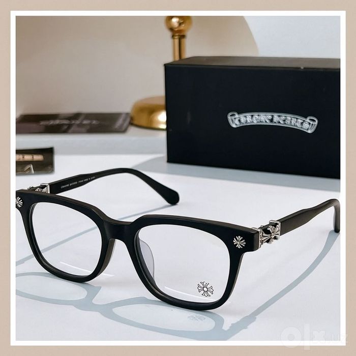 Очки Chrome hearts унисекс (для мужчин и женщин). Декоративные.