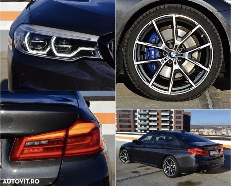 Vand bmw 520d,  paket M, 191.000 km, automat
