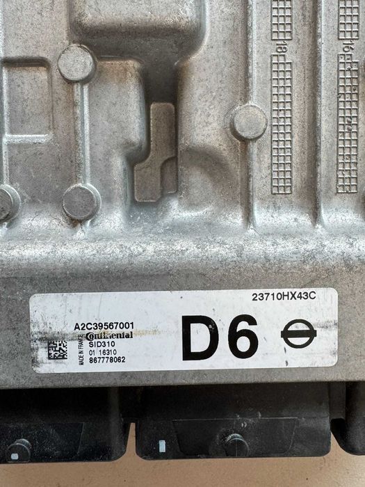 Calculator motor Nissan Qashqai 1.5 dci 23710HX43C A2C39567001 SID310