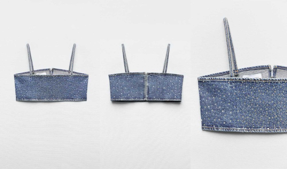 Дрехи с блясък и камъни Zara, XS/S