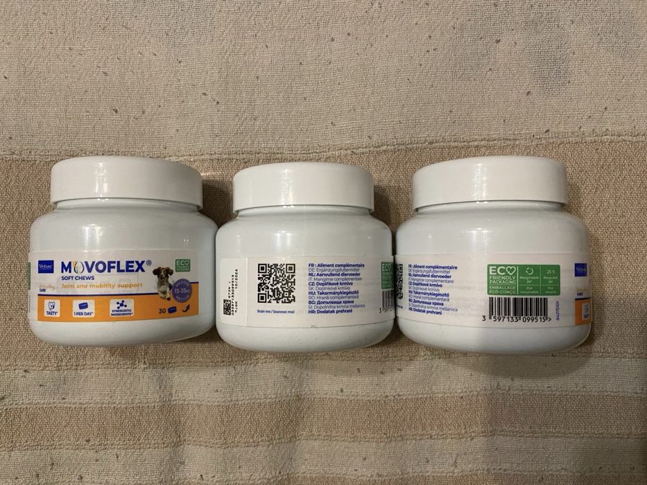 Movoflex Virbac M sprijin articular caini + NeuroVet Stangest cadou
