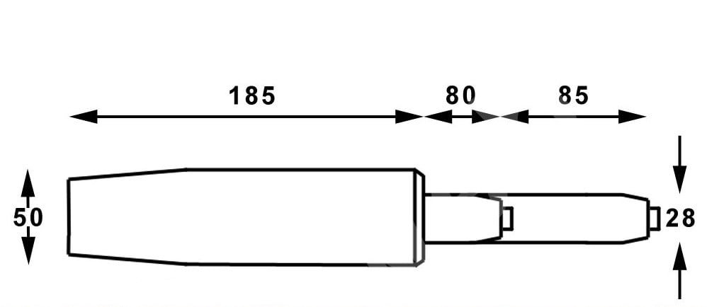 Set baza scaun directorial,60 cm si cilindru piston, scaune birou