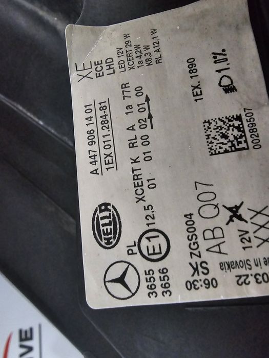 Far stanga led Mercedes V Class Vito Viano W447 cod A4479061401