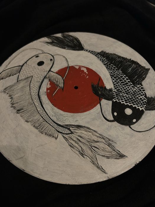 Картина върху музикална плоча