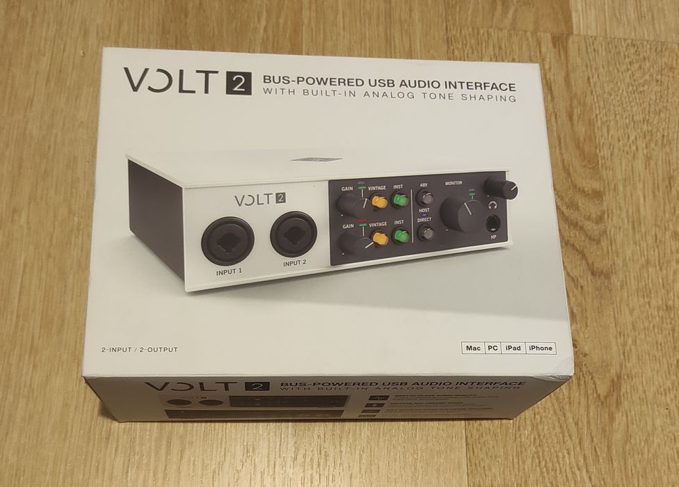 Vând interfață audio UAD VOLT 2 nouă cu garanție