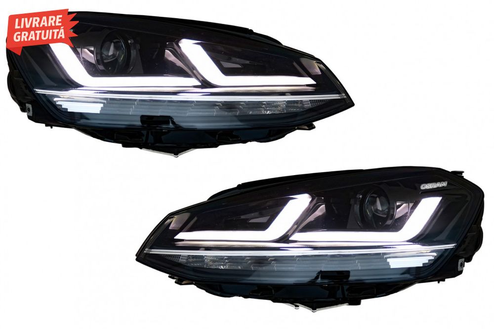 Faruri LEDriving Osram Full LED VW Golf 7 VII (2012-2017) Crom pentru