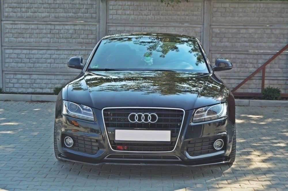 Спойлер за предна S-line броня Maxton Design за Audi A5 8T (2007-2011)