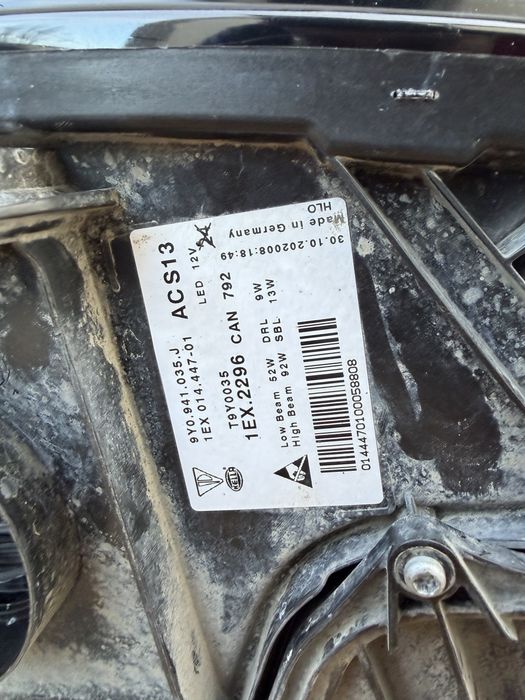 Far stanga Porsche Cayenne 9Y Full LED Adaptiv MATRIX Original Europa