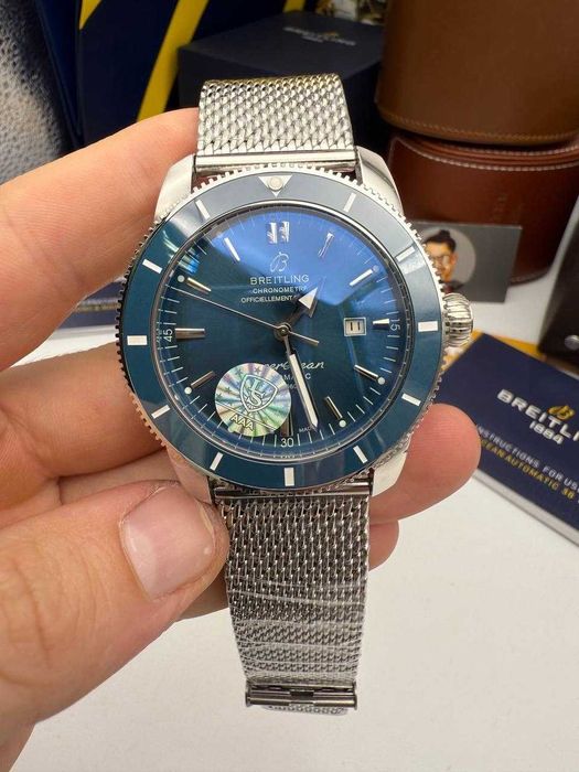 Breitling Superocean heritage синьо